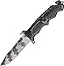 TAC Force TF-711UC Assisted Opening Folding Knife, Urban Camo Half-Serrated Blade, Black Handle, 5-Inch Closed