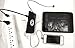iPhone / Android mobile charger with built-in Lightning & MicroUSB cables for fast 10000 mah charging