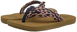 Roxy Girl's RG Porto Sandal Flip-Flop, Navy, 5 M US