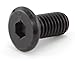 M5 10mm Length Low Profile Hex Socket Machine Screws (Pack of 50)