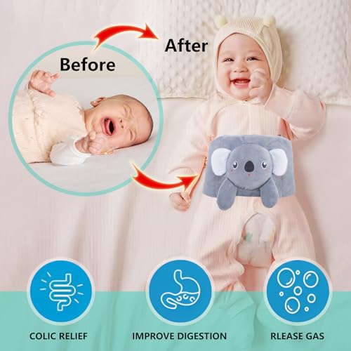 Piyen Baby ColicGas Relief Heated Tummy Wrap for Newborns,Belly Relief by Soothing Warmth