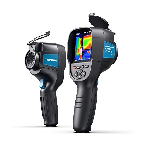 TOPDON Infrarot Wärmebildkamera - TC004, 256 x 192 Pixel, Temperaturbereich –20 °C bis +350 °C, Professional Wärmeempfindlichkeit 0,05 ℃