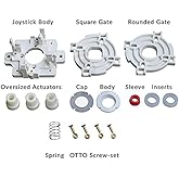 SZJLMKJ Arcade OTTO Joystick DIY Upgrade Kits Korean Style V2 Kit for Sanwa JLF-TP-8YT Joystick/Hori Hayabusa Joystick