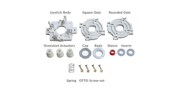 Amazon Com Arcade Otto Joystick Diy Upgrade Kits Korean Style V2 Kit For Sanwa Jlf Tp 8yt Joystick Hori Hayabusa Joystick Video Games