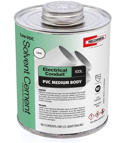 Amazon.com: RectorSeal Gene 404L 55906 Low Solvent Cement, Fast
