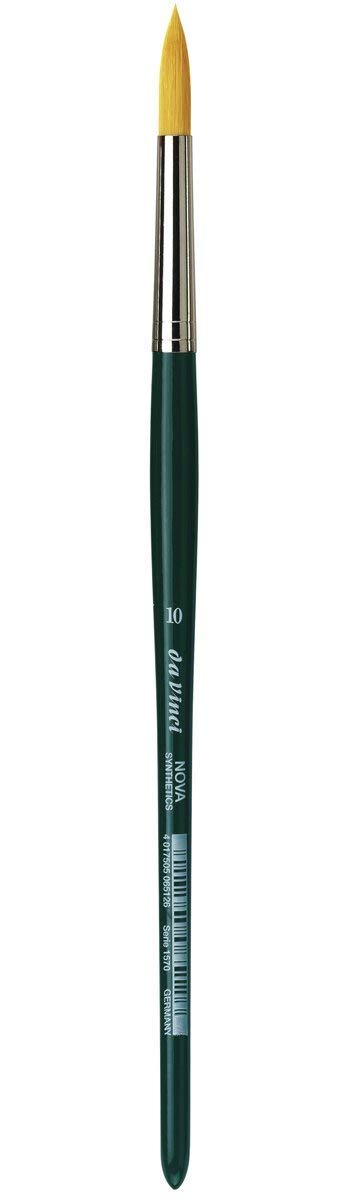 Da Vinci NOVA - Series 1570 - Synthetic Fiber Brush, School and Hobby Lines - Size 10