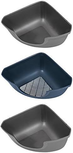 corner sifting litter box