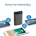AINOPE 5000 mAh Portable Charger, [Slim&Small] USB-C and Micro USB Input, Power Bank/External Battery Pack/Battery Charger/Phone Backup with 2A USB Output,Perfect for Travel (Black)