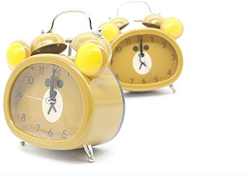 Twin Bell Retro Clock Quiet Non-ticking Sweep Second Hand TOUS TOUCH