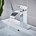 HOROW Bathroom Faucet Single Handle Single Hole Bathroom Sink Faucet Washbasin Faucet Vanity Faucet