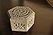 StarZebra Soapstone Hand Carved Jewelry Box (Hexagon) Fine Detail of Jaali Lattice Work from India