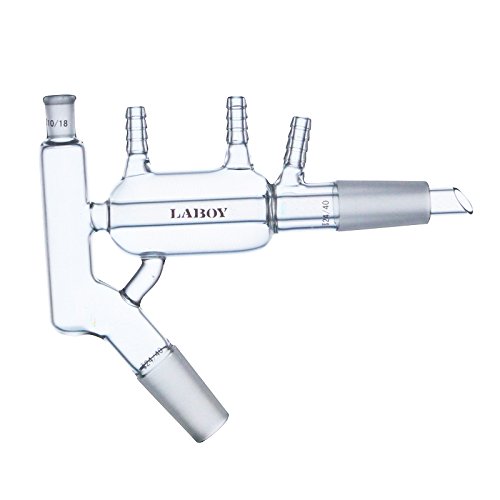 Laboy Glass Short Path Head Vacuum Apparatus with 24/40 Lower Inner