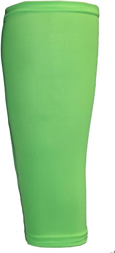 Men's Printed Runners Leg Sleeves-Neon Green