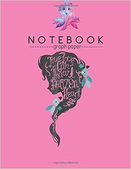 Notebook Graph Paper Disney Frozen Elsa Head Profile Love Thaws Graphic Disney Frozen Blank Notebook Graph Paper 5x5 Lined Themed 8 5 X 11 Inches 110 Teacher Learning Professional Business Publishing Blank