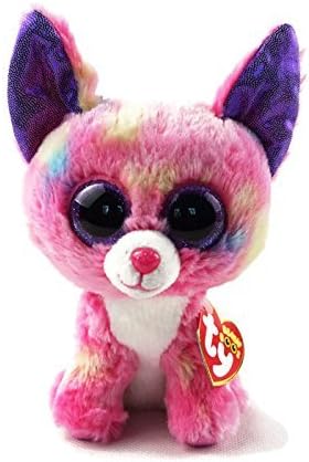 KonThai 6" TY Beanie Boos Chihuahua Dog Cancun Puppy Glitter Eyes With Hang Tag Plush Stuffed Toys