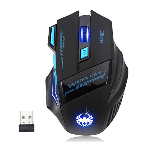 Computer Accessories Mouse!!! Fenebort Adjustable 2400DPI Optical Wireless Gaming Game Mouse for Laptop PC