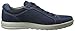ECCO Men's Ennio Tie Fashion Sneaker, Denim Blue, 45 EU/11-11.5 M US