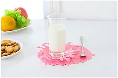 Flee Spoon Rest Funny Design Spoon Utensil Coaster Home Decor (Pink)