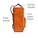 Fjällräven Kånken Unisex Travel Backpack - Side Slip Pocket - Adjustable Shoulder Straps - Dual Top Handles Brick One Size One Size