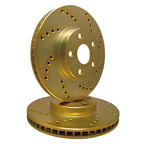 ATL Autosports Performance Brake Rotors FRONT PAIR Fits 2003 Subaru Impreza [WRX] [MFG Fr 04/02-To 08/02] ATL34203-19DOGZ