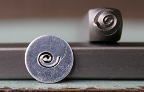 Brand New 5mm Swirl Metal Punch Design Stamp - Supply Guy - CH-184