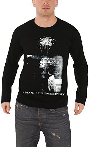 Darkthrone A Blaze In The Northern Sky Official Mens Long Sleeve T Shirt