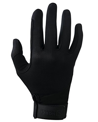 Noble Equestrian Gloves MESH Glove Horseback Light Weight Black Size 6
