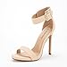 DREAM PAIRS ELEGANTEE Women's Evening High Heels Open Toe Ankle Strap Platform Casual Stiletto Pumps Sandals