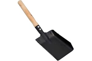 Fireplace Ash Shovel and Rake Set - Fire Tools for Indoor/Outdoor Use - Charcoal Scoop and Gardening Tool (S)