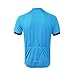 ARSUXEO Men's Cycling Jerseys Short Sleeves MTB Bike Shirt 635 Blue Size X-Large