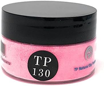 TP Dipping Powder 1 oz. Advanced polymer dip powder color (TP130 Bright Pink Sparkle)