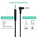 LASMEX Audio Cable Replacement for Bose QuietComfort QC35 QC35ii QC25 AE AE2 OE OE2 SoundLink SoundTrue Audio-Technica ATH AKG JBL Headphones 5FT 3.5mm to 2.5mm TRS Male to Male Aux Cord, 1 Pack