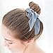 TOBATOBA 15Pcs Hair Scrunchies Satin Silk Elastic Hair Bands Hair Scarf Ponytail Holder Scrunchy Ties Vintage Accessories for Women,2 Style