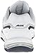 AVIA Men's Tangent Training Shoe, White/Submarine Blue/Chrome Silver, 8.5 M US