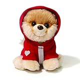 GUND Itty Bitty Boo #033 Hoodie Plush, Red, 5