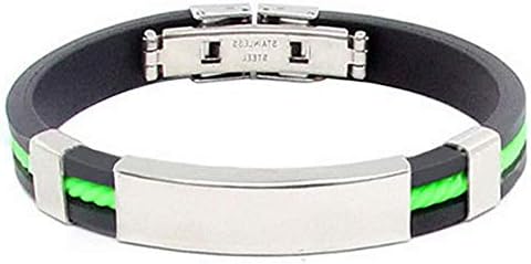 Hemau Women Men Braided Leather Stainless Steel Cuff Surfer Bangle Bracelet Wristband | Model BRCLT - 18831 |