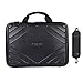 MOSISO EVA Hard Shell Protective Laptop Shoulder Bag Compatible 13-13.3 Inch MacBook Pro, MacBook Air, Notebook, Portable Universal Shockproof Business Messenger Tote Handbag Zipper Travel Case, Black