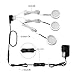 B-right Set of 3 LED Puck Lights, UL Listed Power Adapter, 510lm Total of 6W DC12V 3000K Warm White Under Cabinet Lighting, 3M Sticker Included