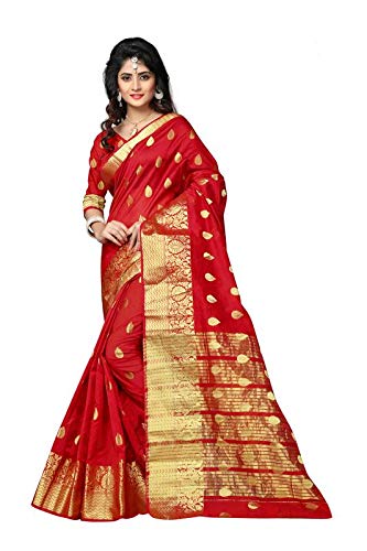 amazon red saree