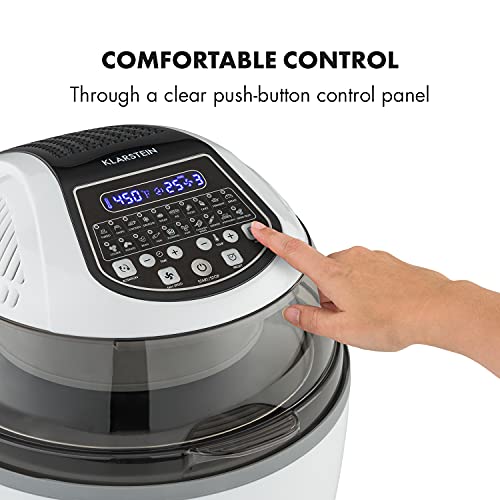 KLARSTEIN VitAir Turbo Hot Air Fryer, ReducedFat Frying, Baking