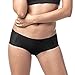 Lapasa 3-Pack Women's Hip Brief Panty (Large, Black)