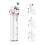 Blackhead Remover Vacuum, Anjou Microcrystalline IPL Comedo Remover, Rechargeable Blackhead Remover with 4 Replaceable Suction Probes for All Skin Types
