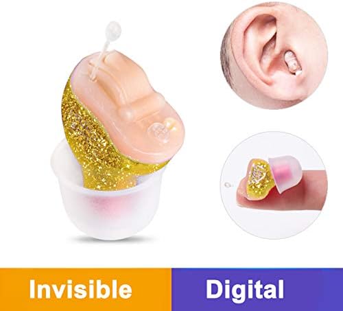 OIRNew New Digital Hearing Amplifier Complete in Canal (CIC), Invisible, Super Mini Size, American Company