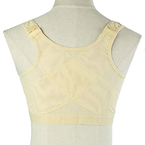 BiuBuy Women\'s Sports Bra Yoga Bra Full Support Activewear Bras Comfortable Women Lift Up Bra (Khaki, L)