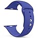AdMaster Silicone Apple Watch Band and Replacement Sport iwatch Accessories Bands Series 3 2 1 Royal Blue 42mm M/L