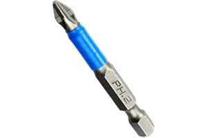 3Pcs 50mm Drill Head Screwdriver Bits Cross Bit Hand Tools Anti Slip Electric Hex Shank Magnetic Screwdriver Drill Bit Durabi