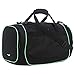 MIER 24Inch Gym Bag Sports Duffel Bag with Shoe Compartment for Men, Black