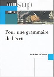 Pour une grammaire de l'écrit