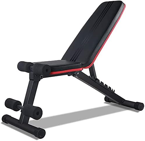 CUQNORL Adjustable Foldable Weight Bench Utility Exercise Workout