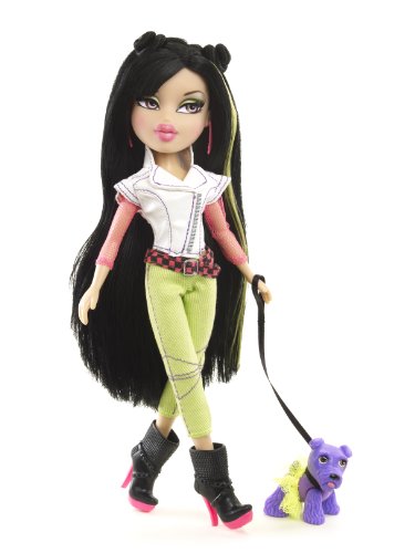 Bratz Neon Runway Doll - Jade (Black and Yellow)